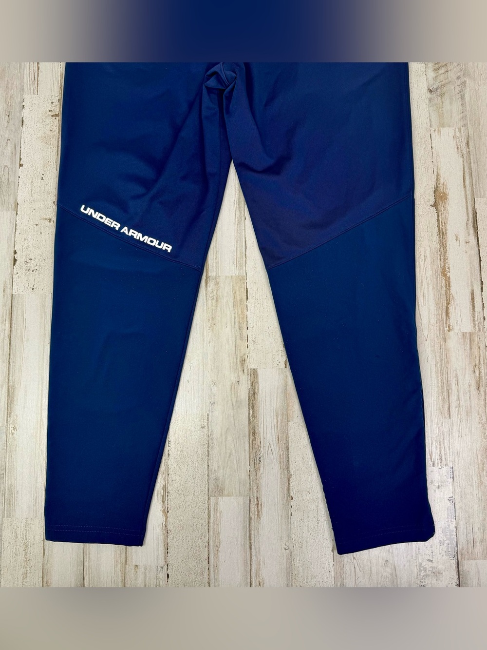 Under Armour Joggers Mens Large Blue Loose Drawstring Fleece Pocket Sweatpants - Picture 10 of 10